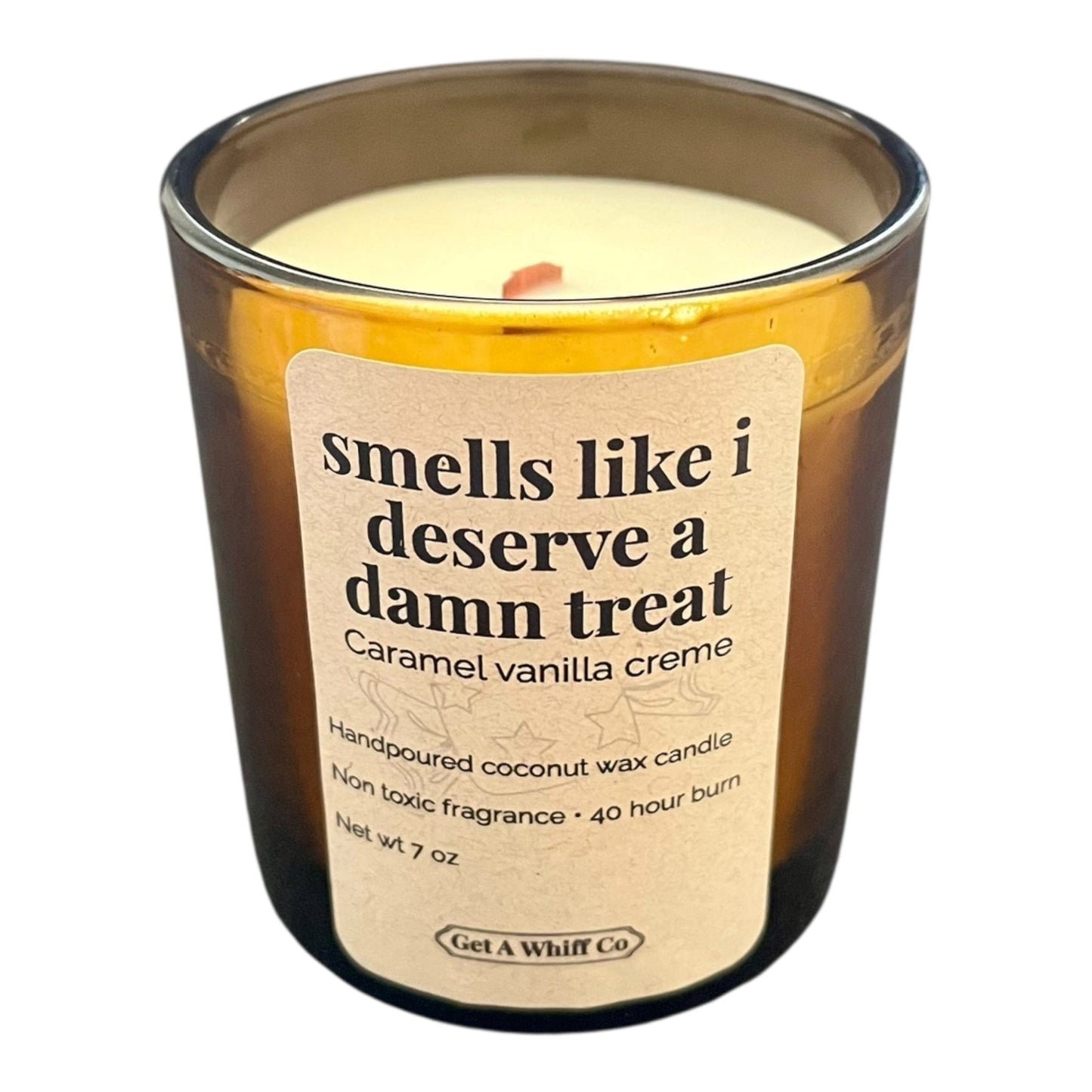 Amber Jar Crackling Candle