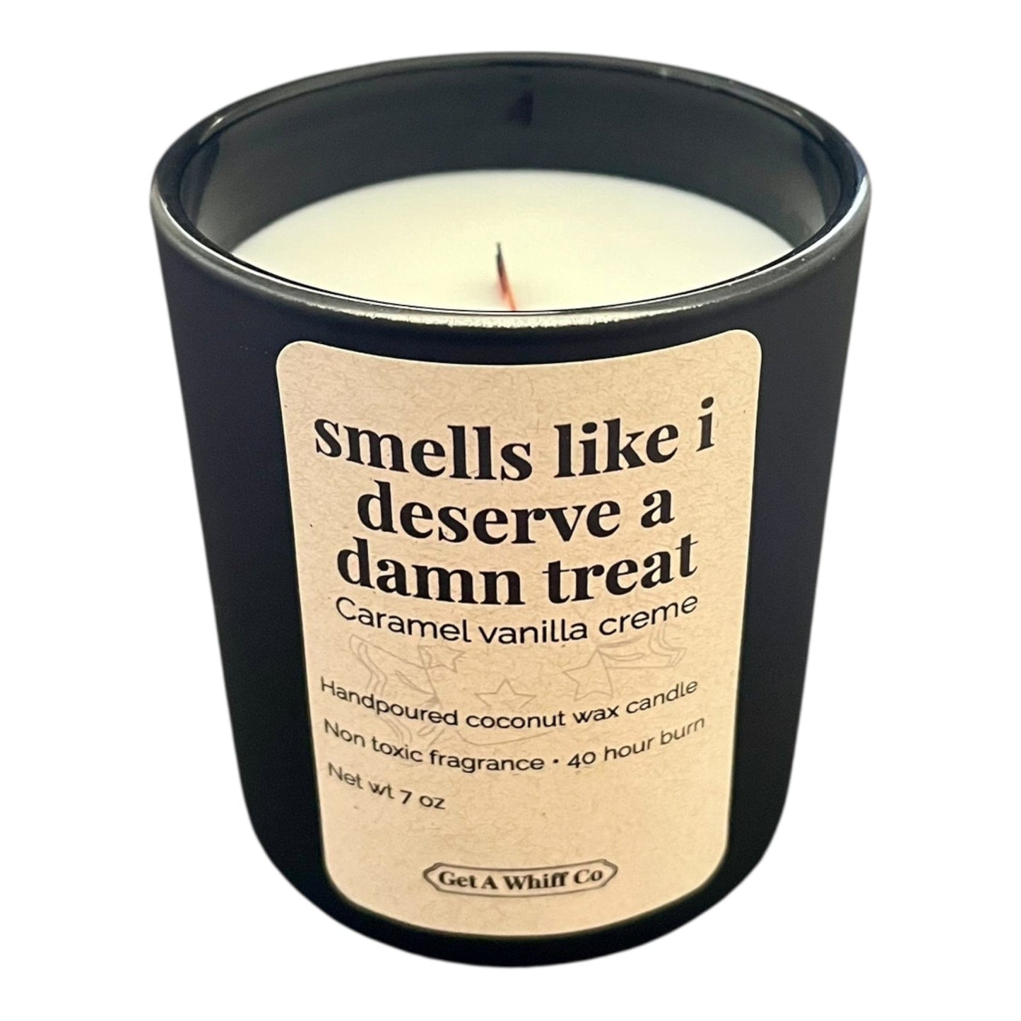 Matte Jar Crackling Candle