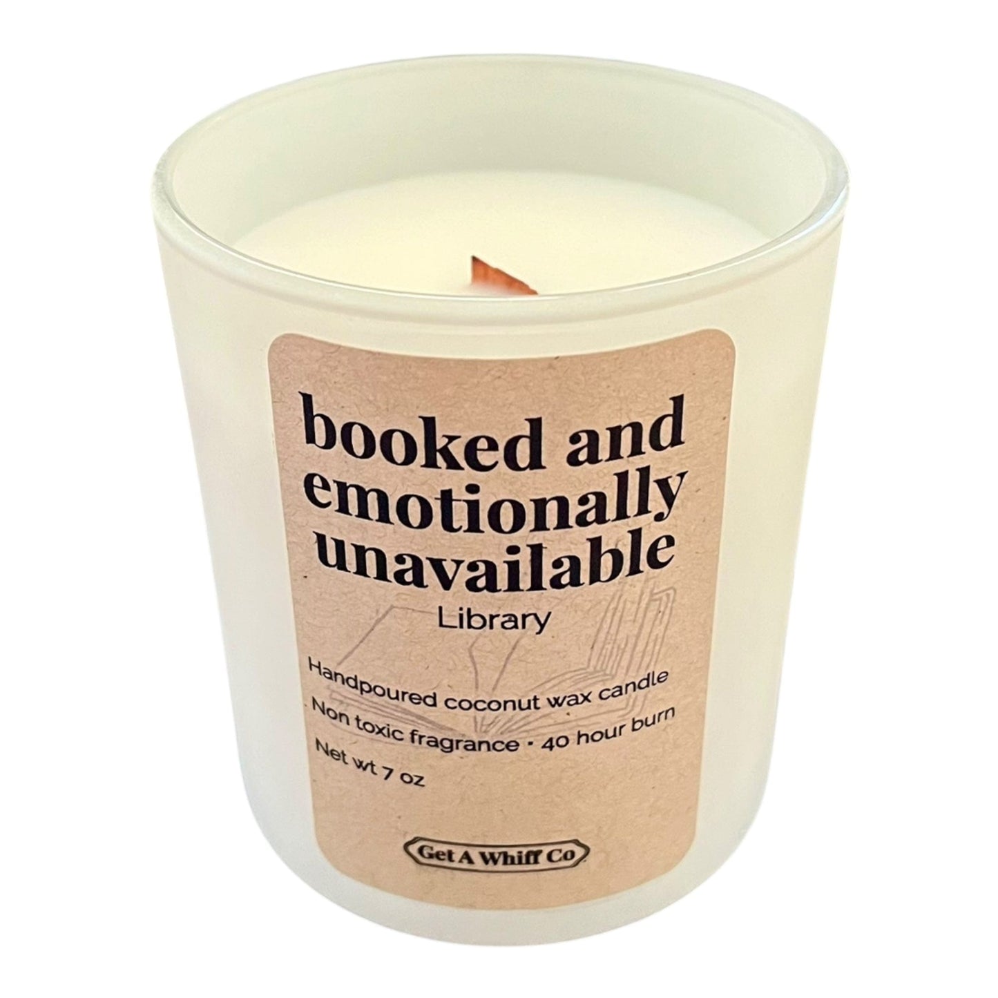 Matte Jar Crackling Candle