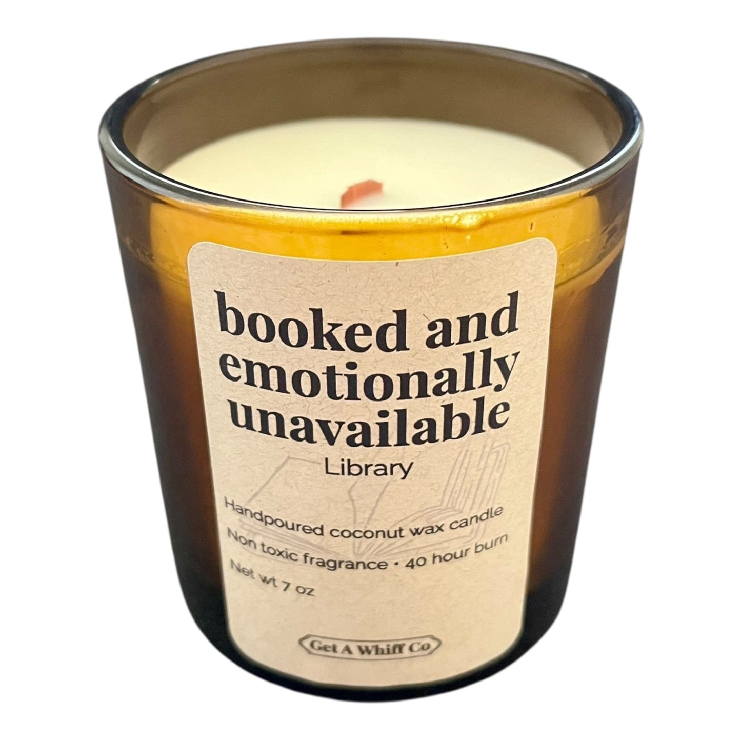 Amber Jar Crackling Candle