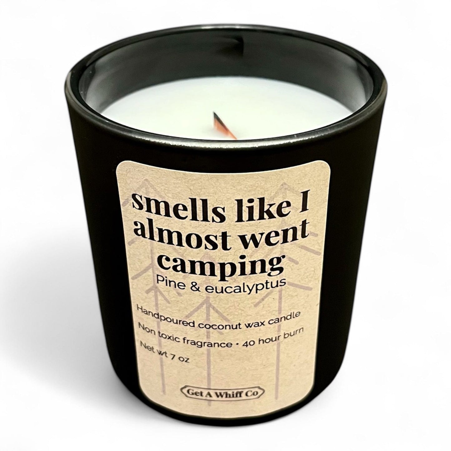 Matte Jar Crackling Candle