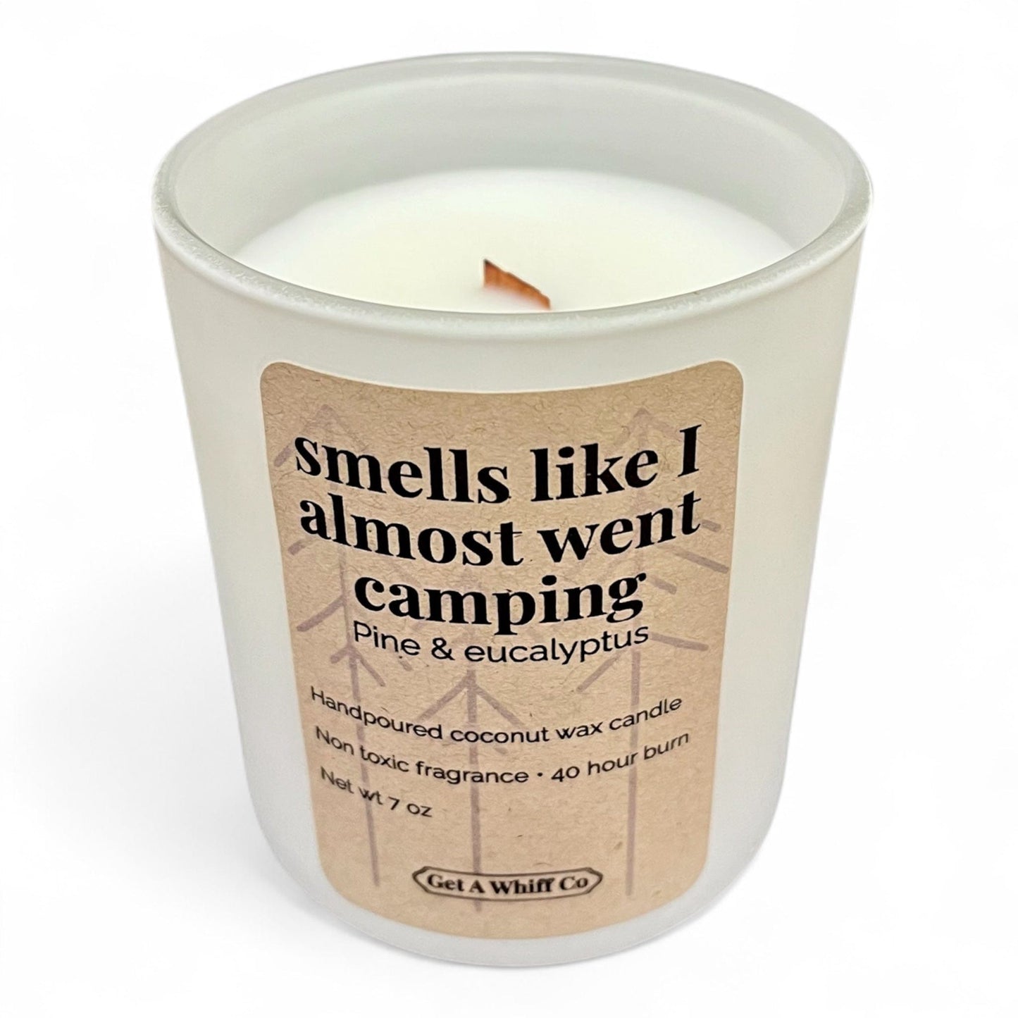 Matte Jar Crackling Candle