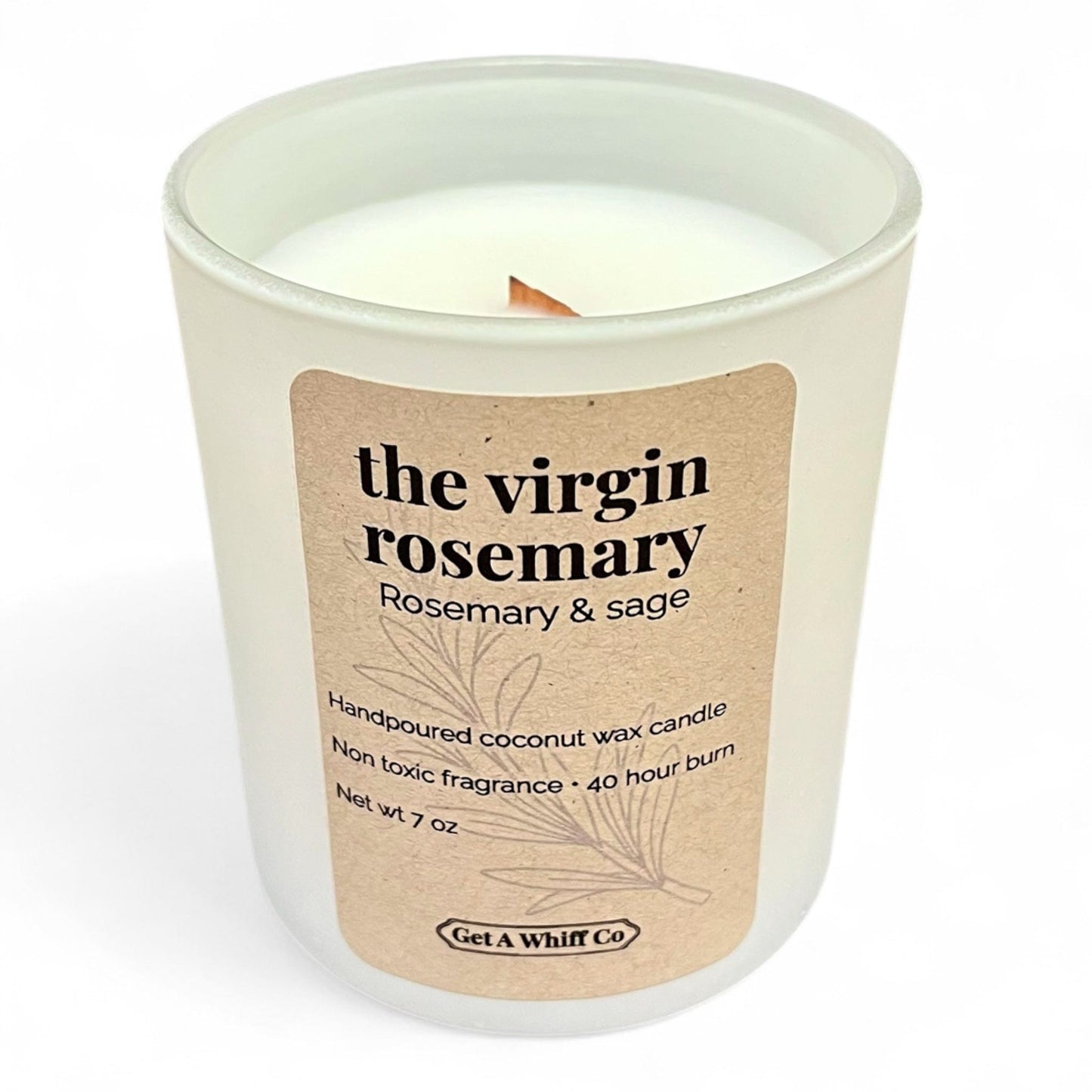 Matte Jar Crackling Candle