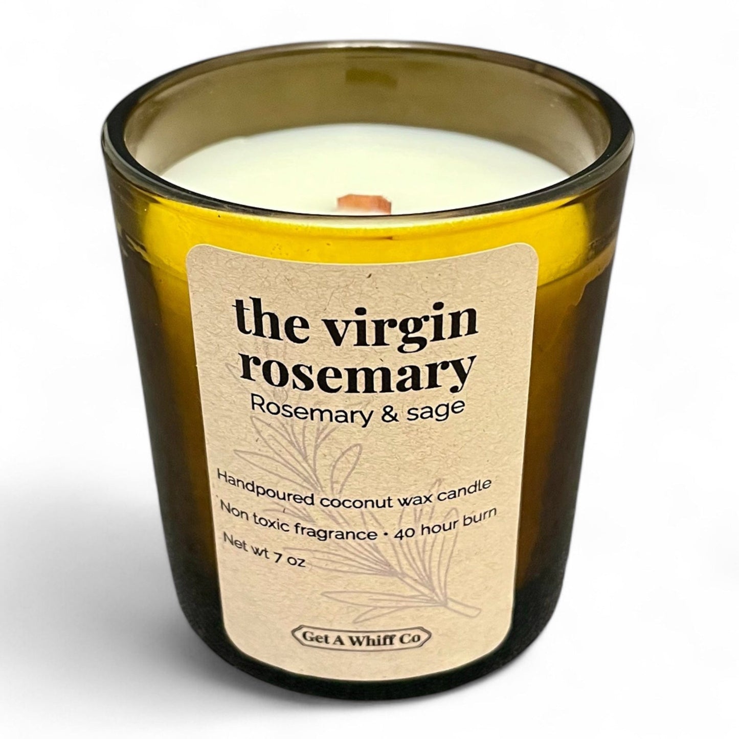 Amber Jar Crackling Candle