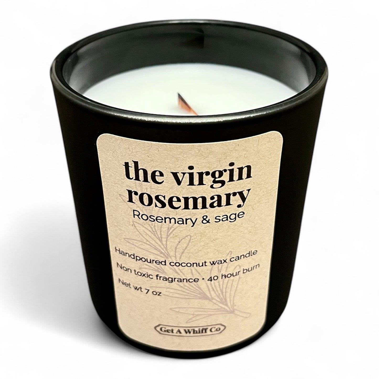 Matte Jar Crackling Candle