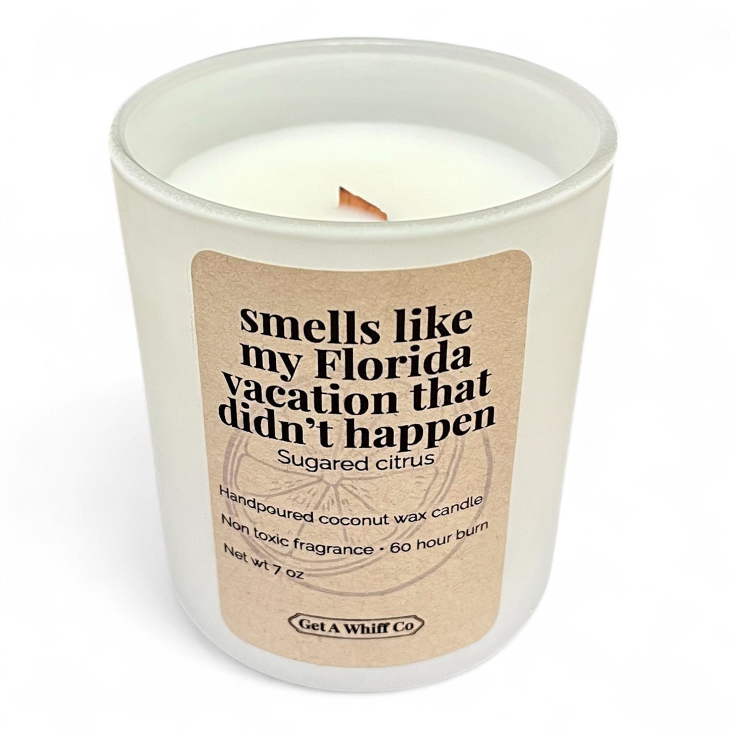 Matte Jar Crackling Candle