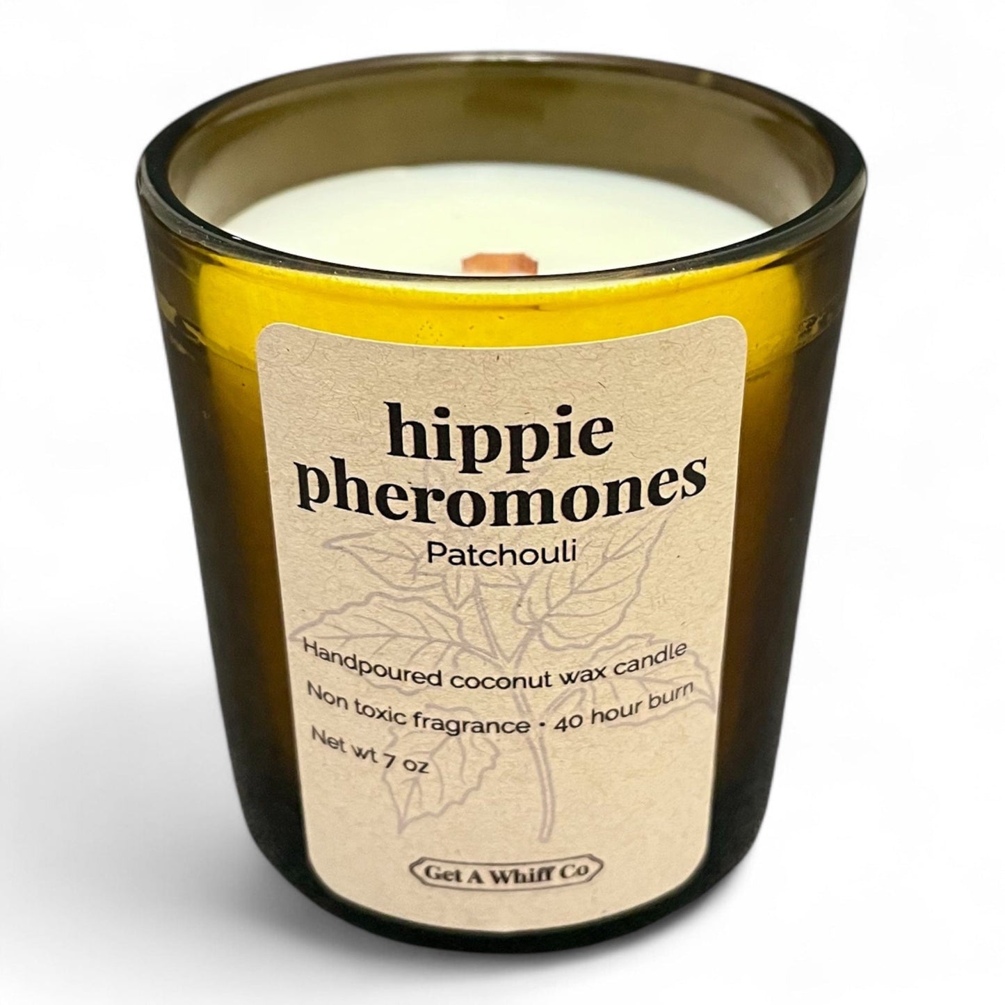 Amber Jar Crackling Candle