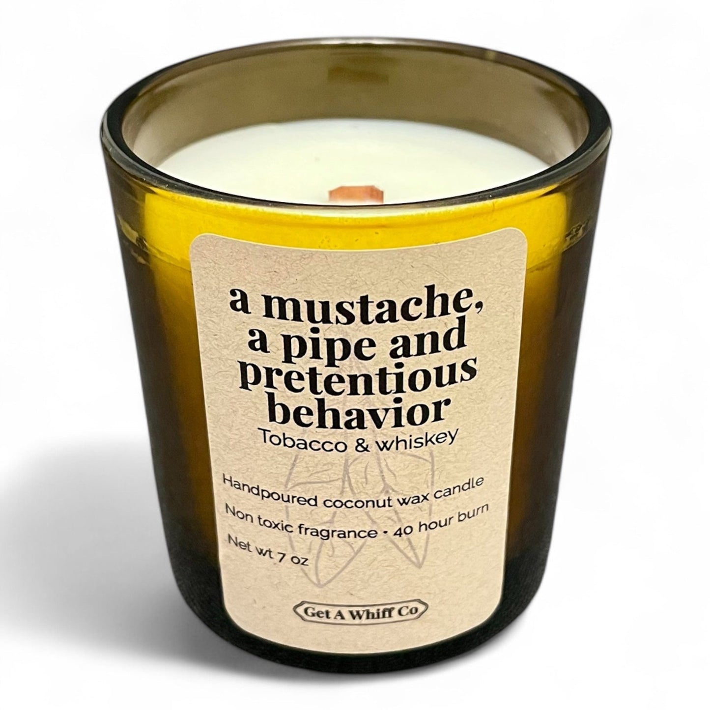 Amber Jar Crackling Candle
