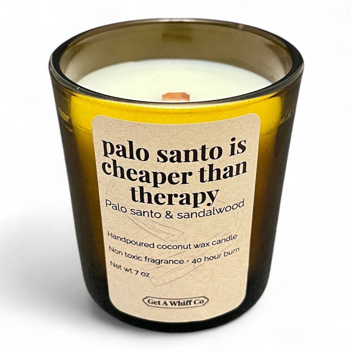 Amber Jar Crackling Candle