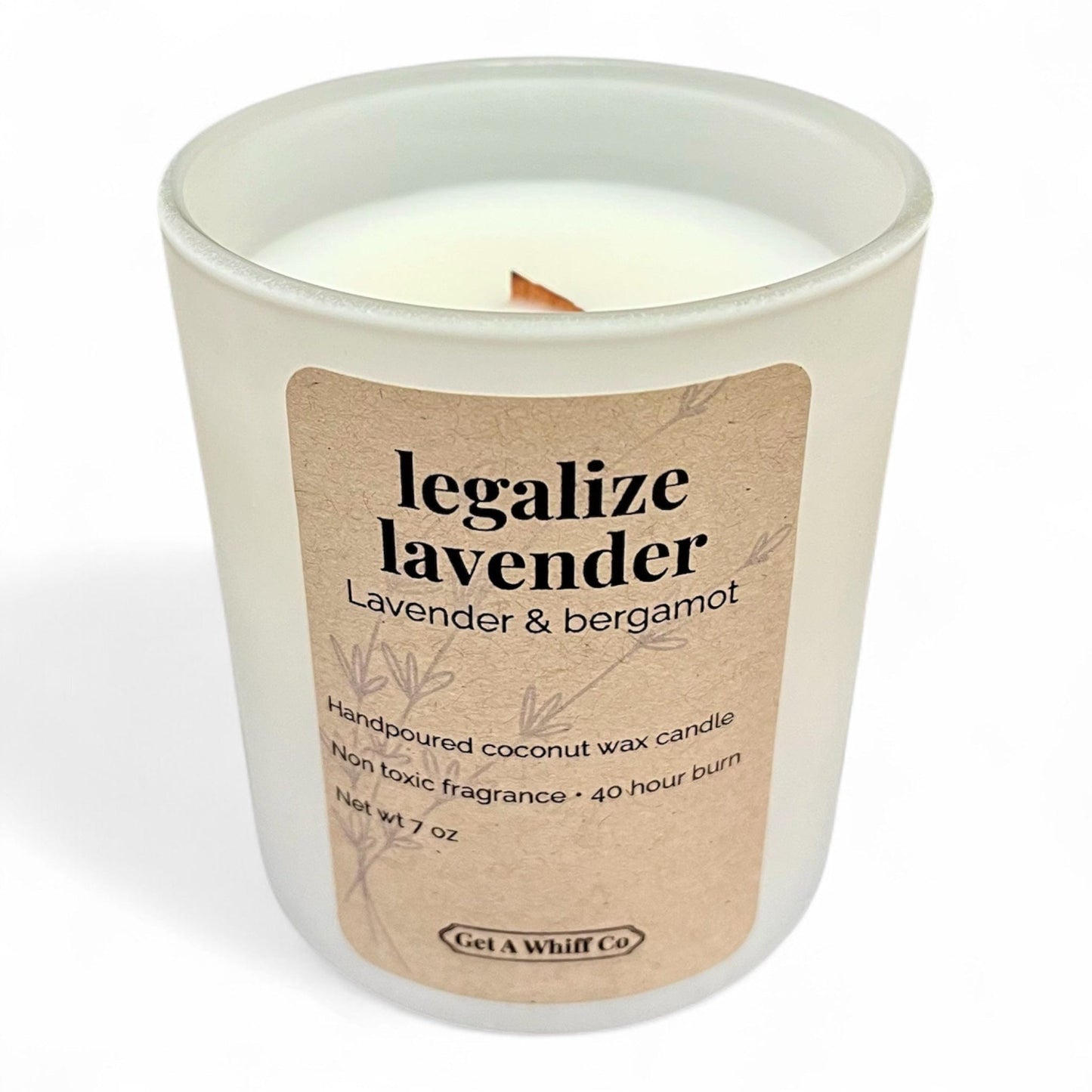 Matte Jar Crackling Candle
