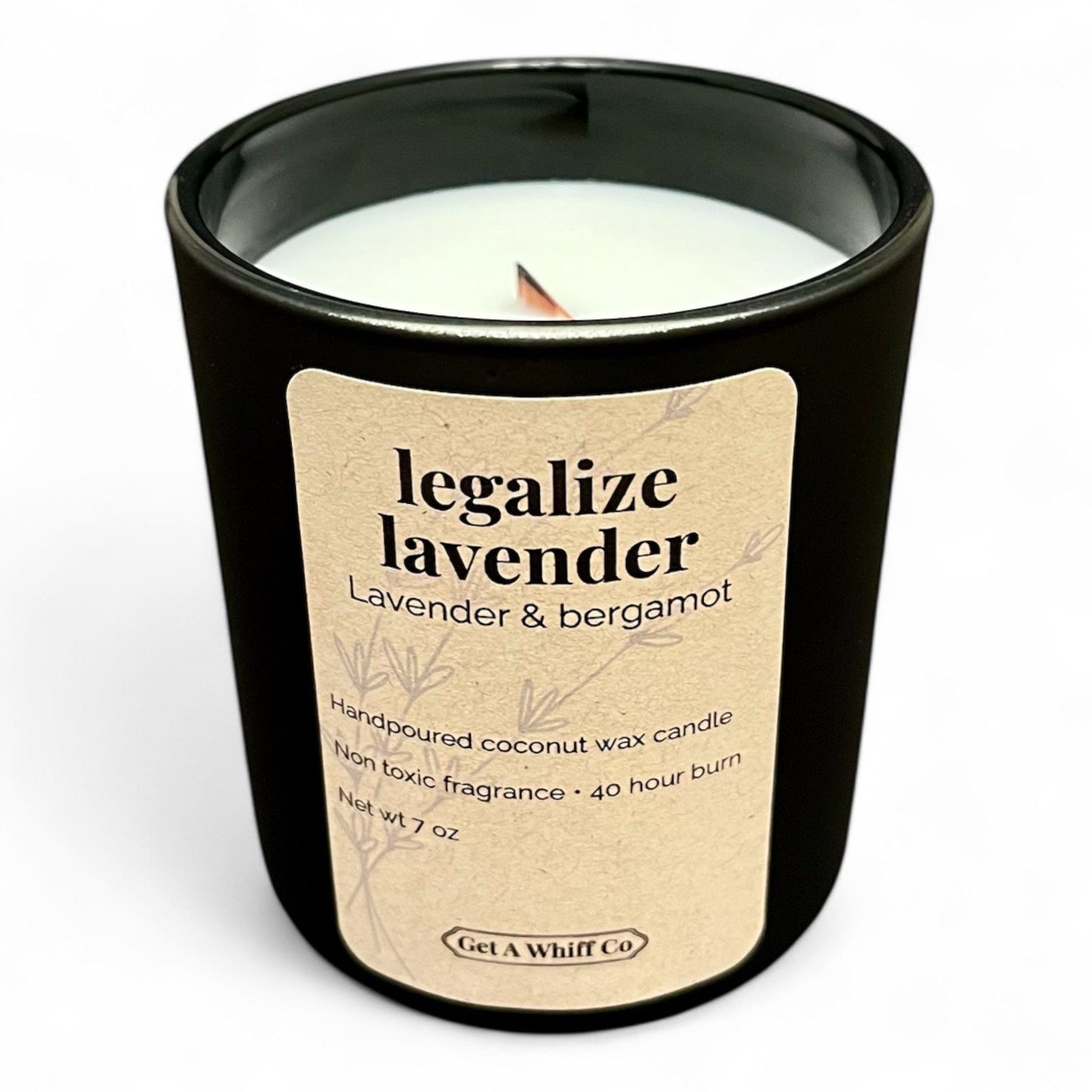 Matte Jar Crackling Candle