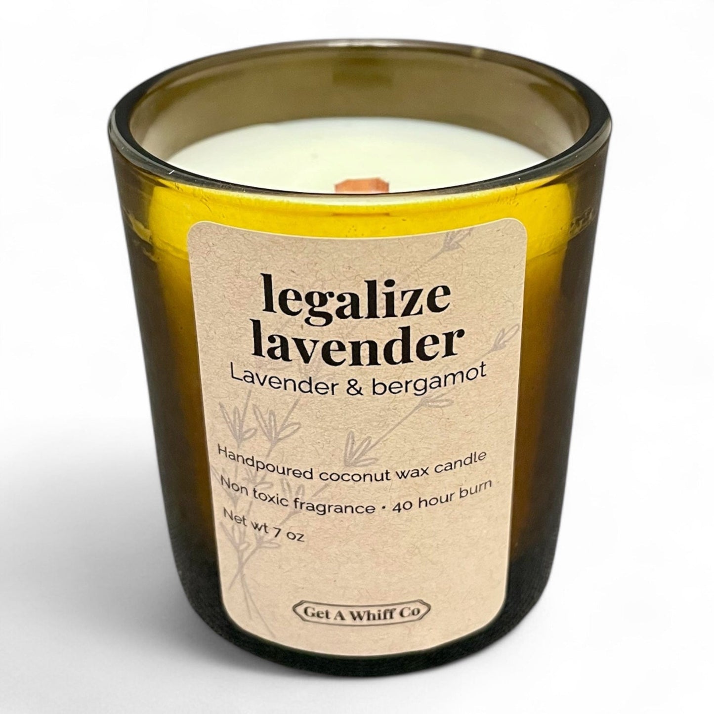 Amber Jar Crackling Candle