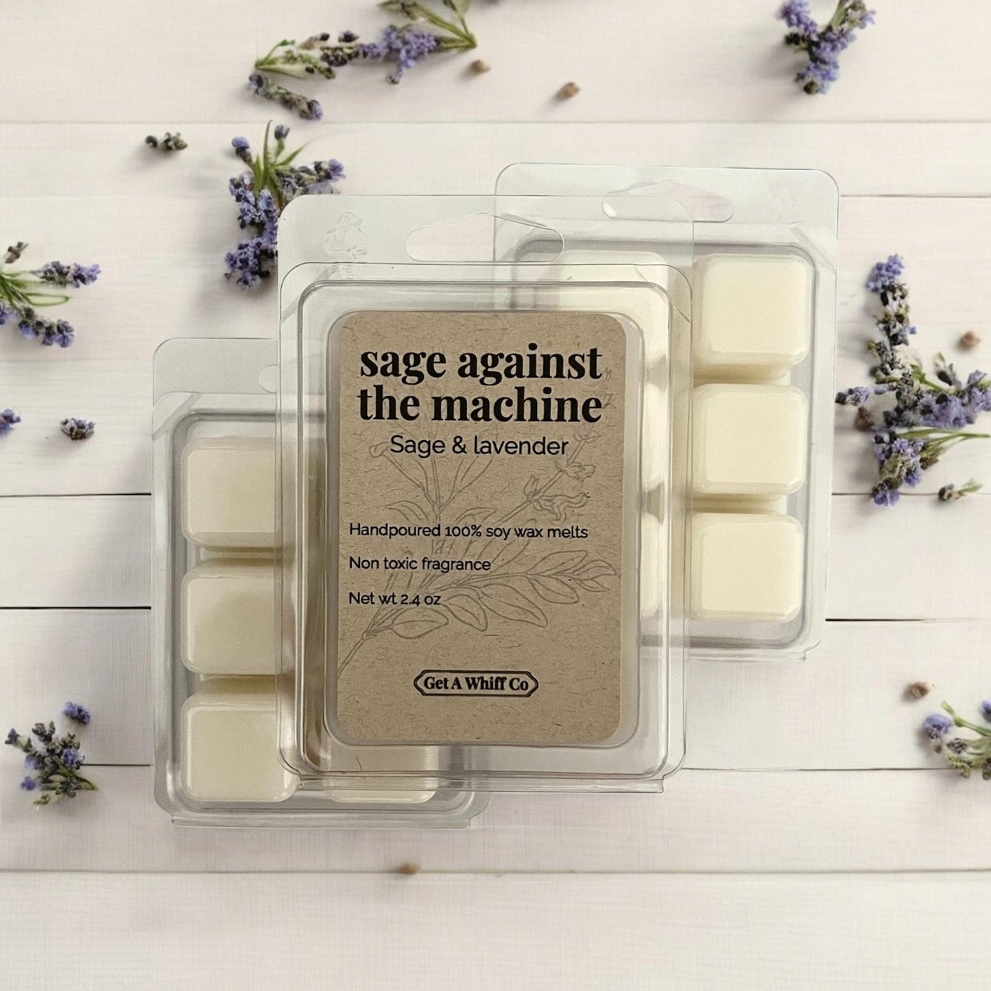 Soy Wax Melts in Recycled Clamshells
