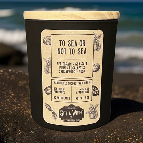 Sea Salt & Musk (To Sea Or Not To Sea) Matte Jar Candle