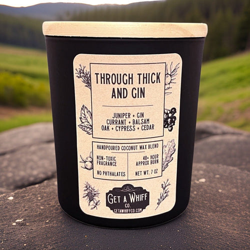 Cedar & Cypress (Through Thick & Gin) Matte Jar Candle