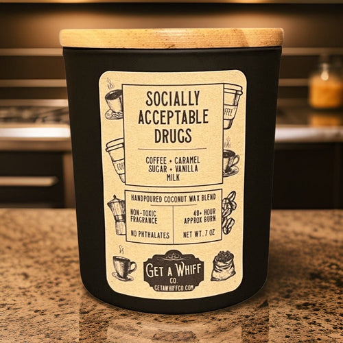 Coffee (Socially Acceptable Drugs) Matte Jar Candle