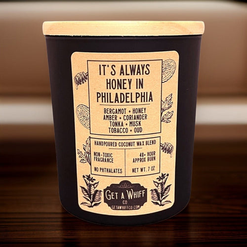 Tobacco & Honey (It's Always Honey In Philadelphia) Matte Jar Candle