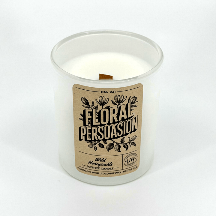 Candle with a &