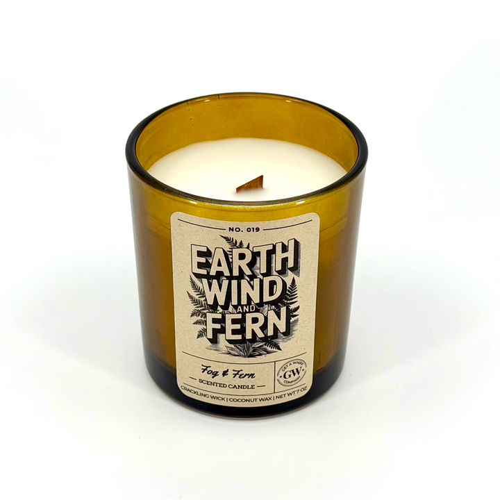 Candle in a glass jar with &