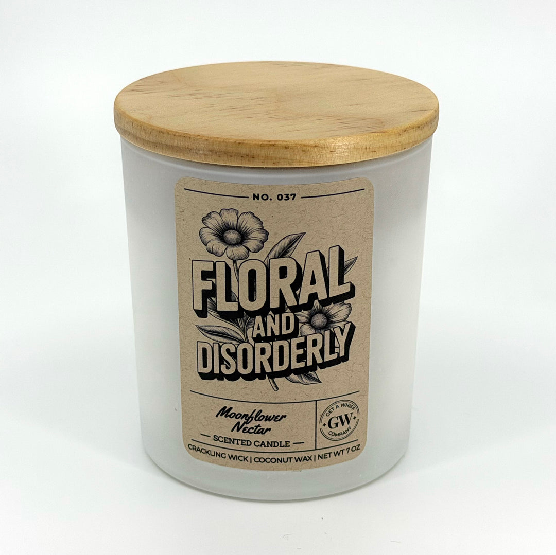 Moonflower Nectar Scented Candle (Floral and Disorderly)