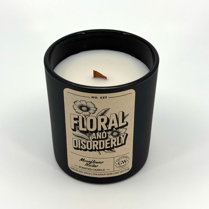 Moonflower Nectar Scented Candle (Floral and Disorderly)