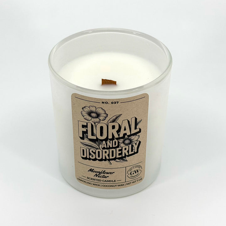 Moonflower Nectar Scented Candle (Floral and Disorderly)