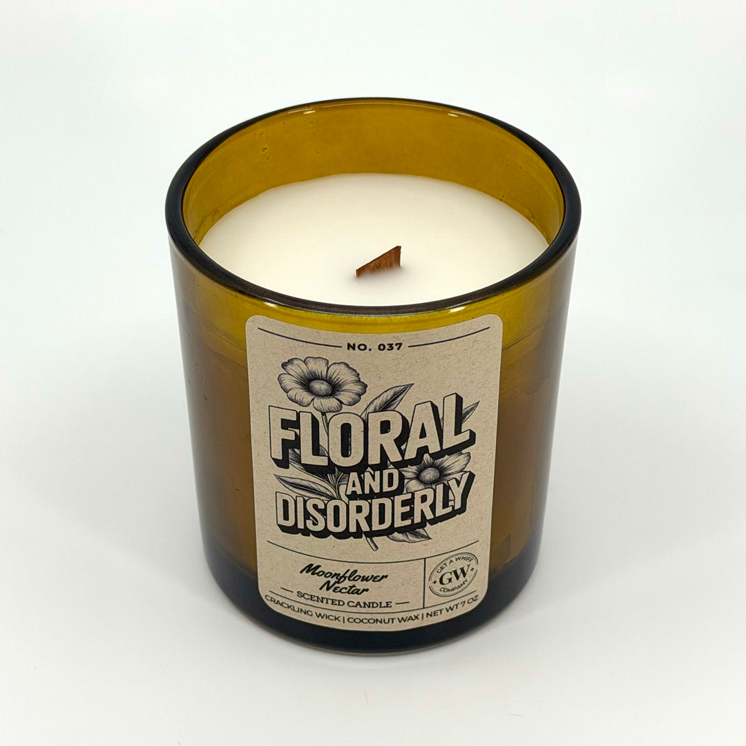 Moonflower Nectar Scented Candle (Floral and Disorderly)
