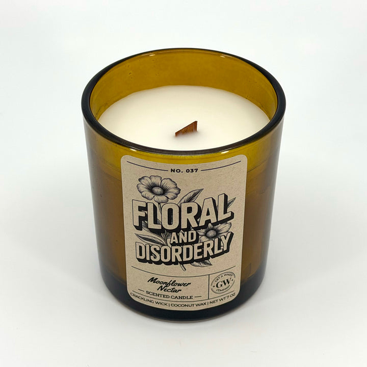 Moonflower Nectar Scented Candle (Floral and Disorderly)