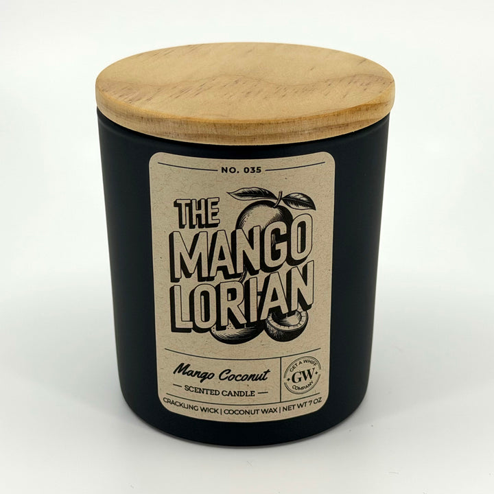 Mango &amp; Coconut Milk Scented Candle (The Mangolorian)