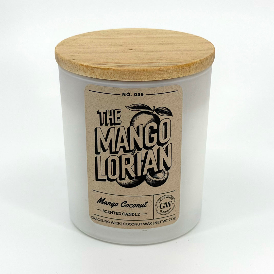 Mango &amp; Coconut Milk Scented Candle (The Mangolorian)