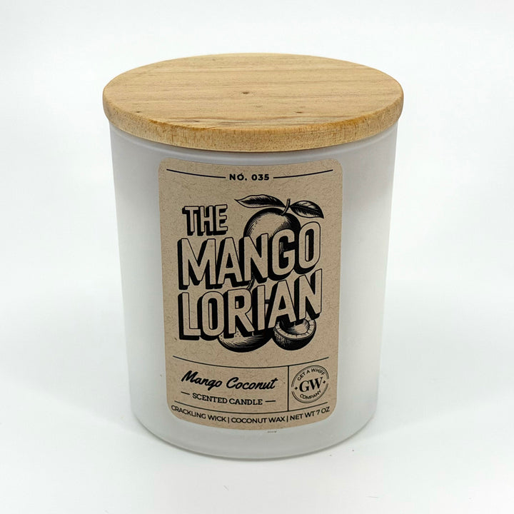 Mango &amp; Coconut Milk Scented Candle (The Mangolorian)