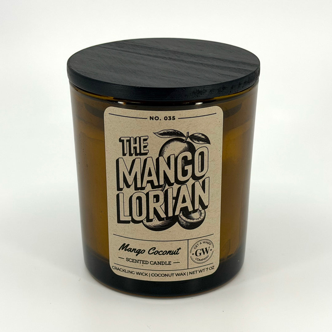 Mango &amp; Coconut Milk Scented Candle (The Mangolorian)