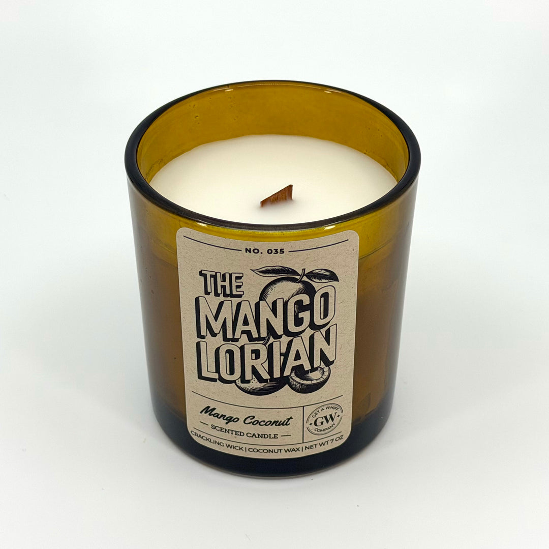 Mango &amp; Coconut Milk Scented Candle (The Mangolorian)
