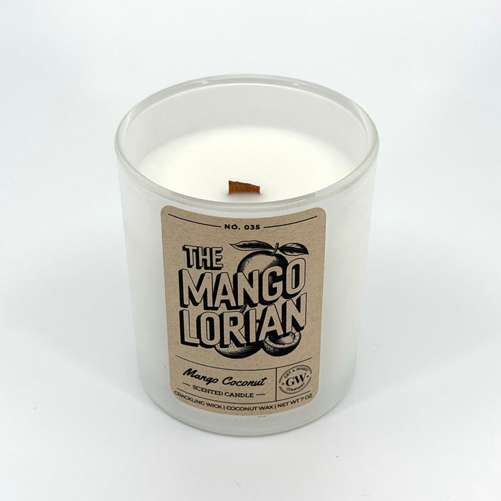 Mango &amp; Coconut Milk Scented Candle (The Mangolorian)