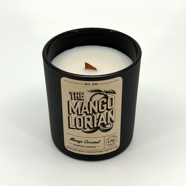 Mango &amp; Coconut Milk Scented Candle (The Mangolorian)