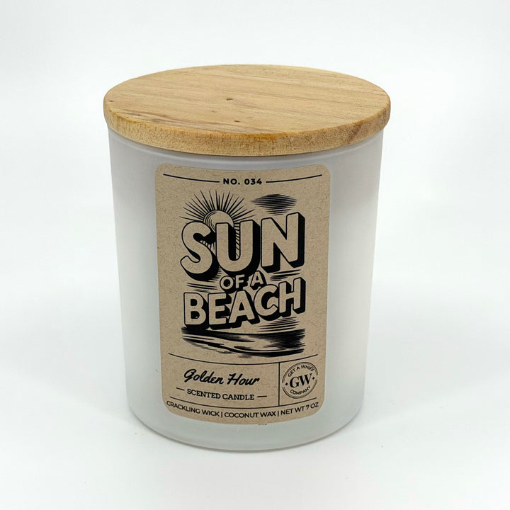Golden Hour Scented Candle (Sun of a Beach)