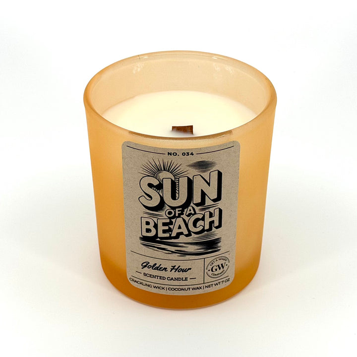 Golden Hour Scented Candle (Sun of a Beach)
