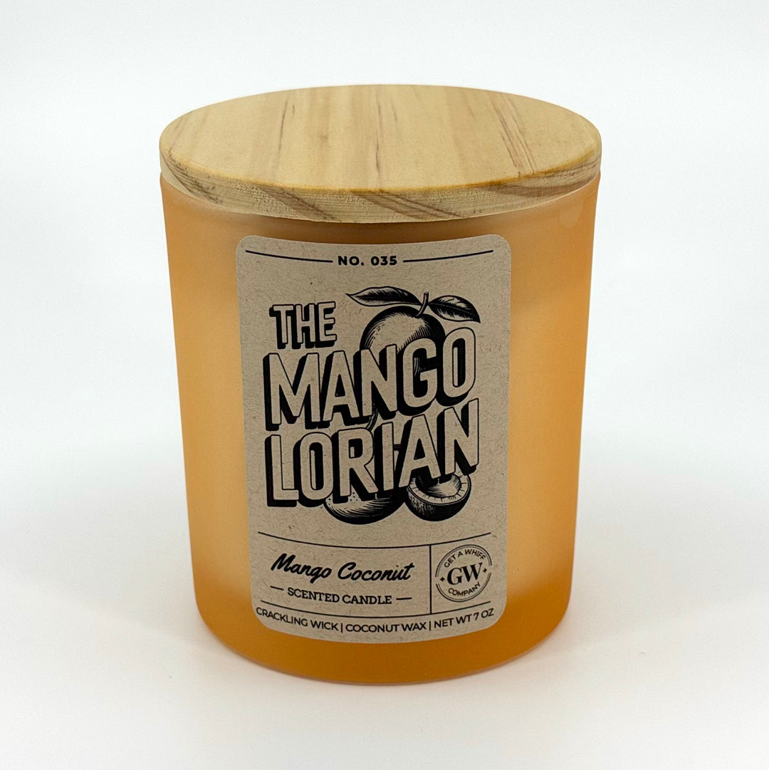 Mango &amp; Coconut Milk Scented Candle (The Mangolorian)