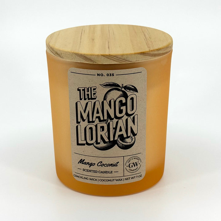 Mango &amp; Coconut Milk Scented Candle (The Mangolorian)