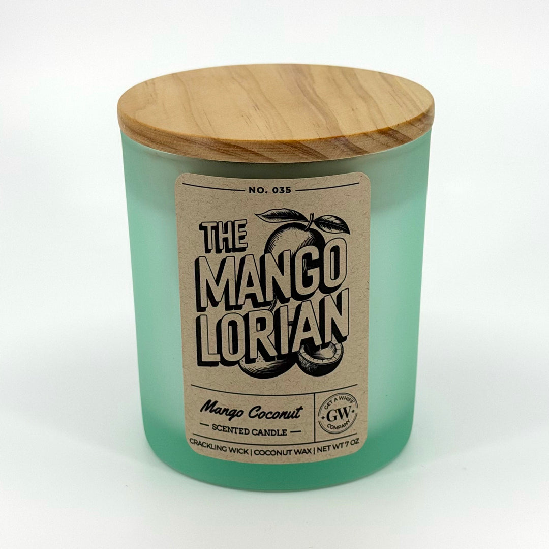 Mango &amp; Coconut Milk Scented Candle (The Mangolorian)