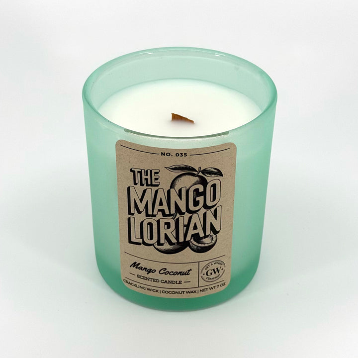 Mango &amp; Coconut Milk Scented Candle (The Mangolorian)