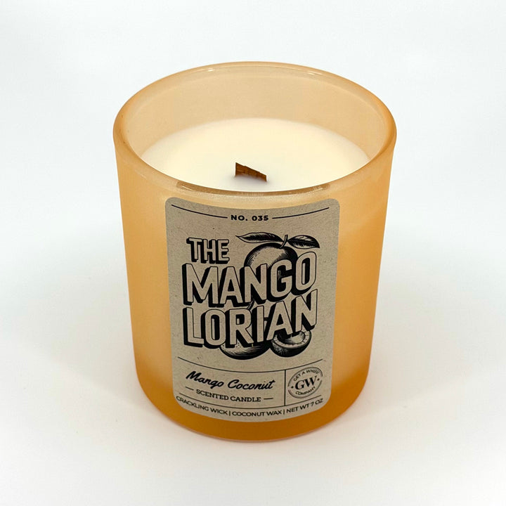 Mango &amp; Coconut Milk Scented Candle (The Mangolorian)