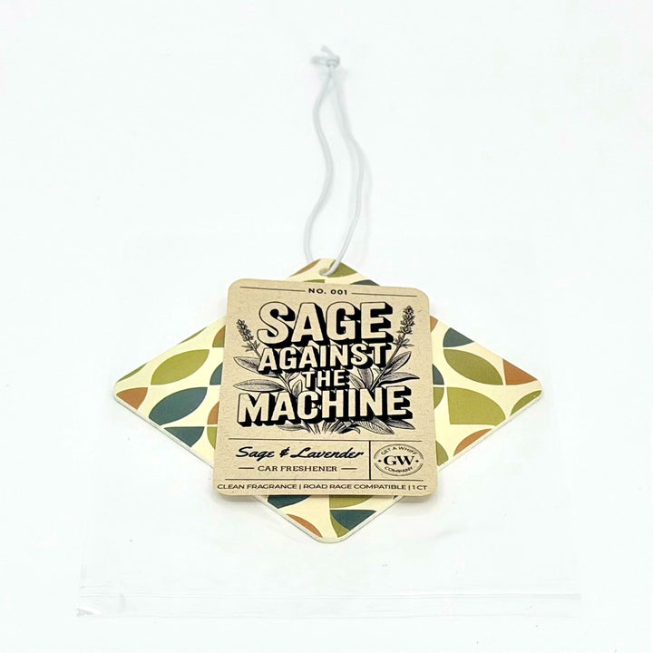 Lavender &amp; Sage Car Air Freshener (Sage Against the Machine)