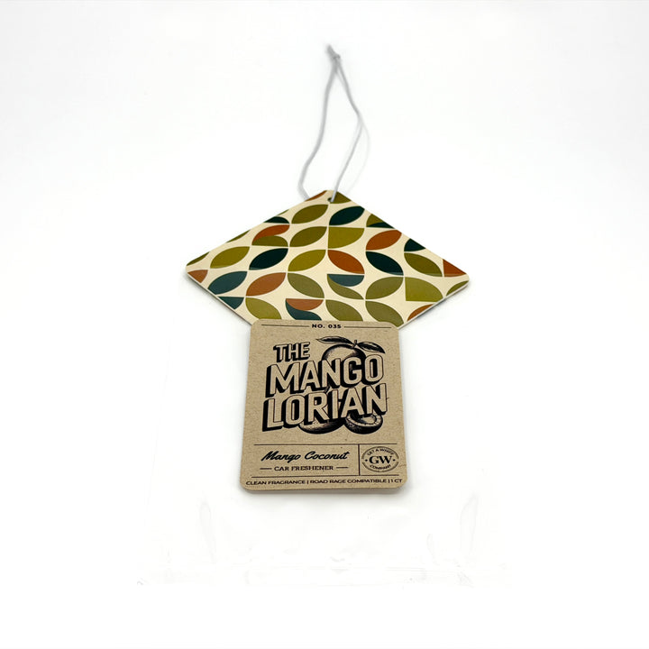 Mango &amp; Coconut Milk Car Air Freshener (The Mangolorian)