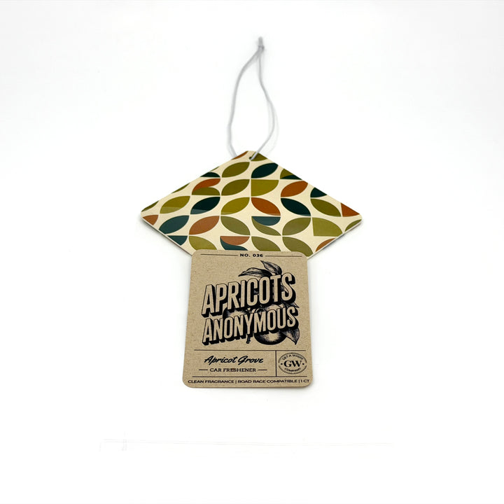 Apricot Grove Car Air Freshener (Apricots Anonymous)