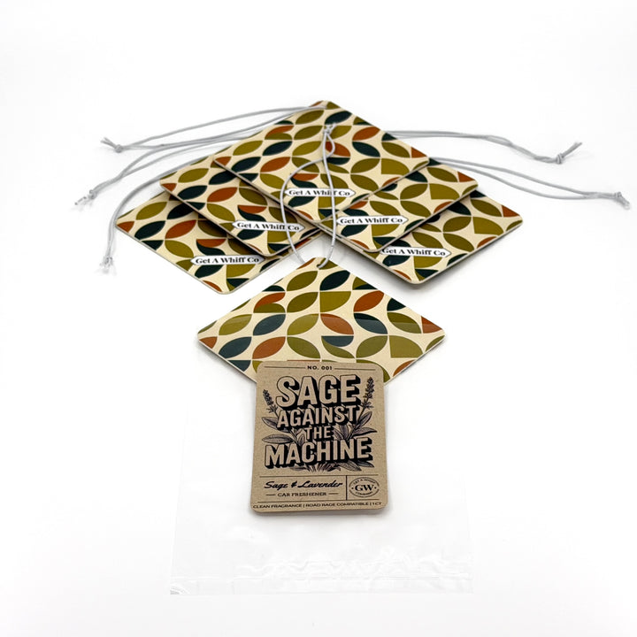 Car Freshener 6-Pack, Earthy &amp; Coastal Scents