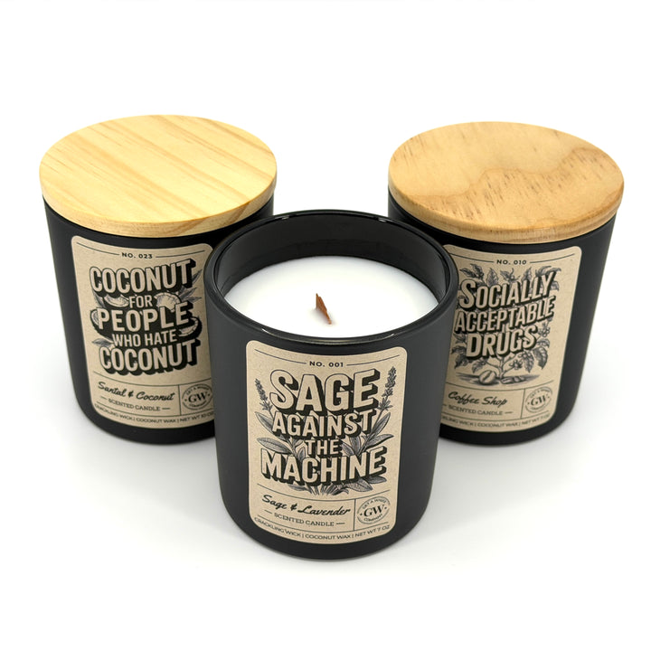 Wood Wick Candle Sets