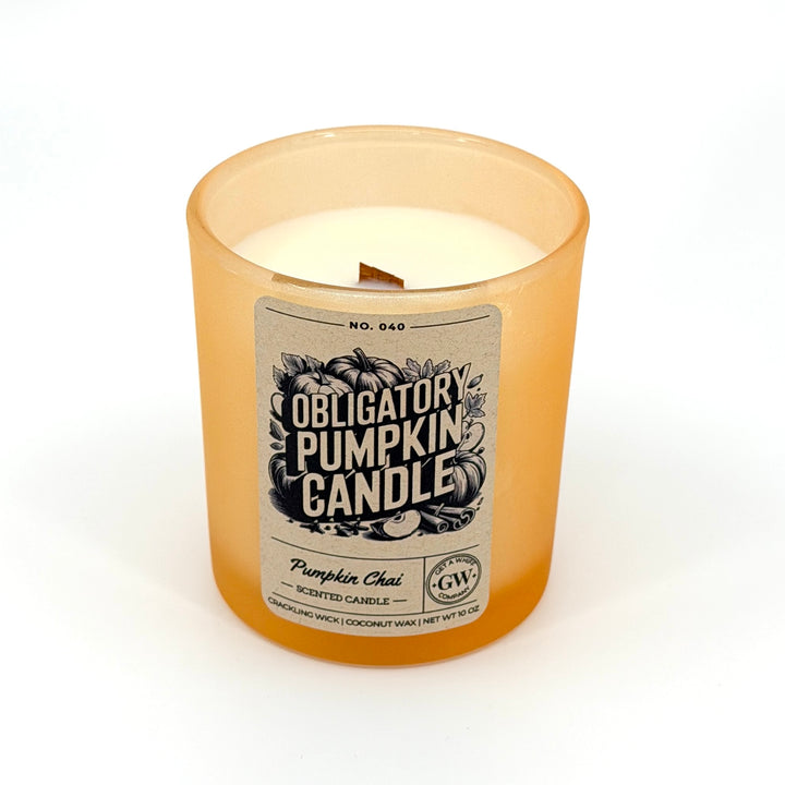 Pumpkin Chai Scented Candle (Obligatory Pumpkin Candle)