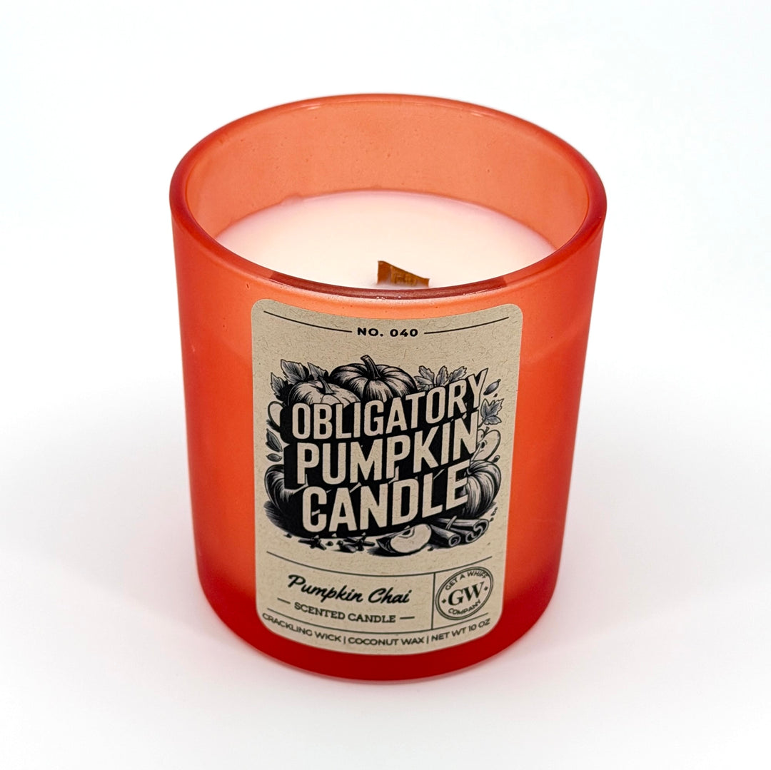 Pumpkin Chai Scented Candle (Obligatory Pumpkin Candle)