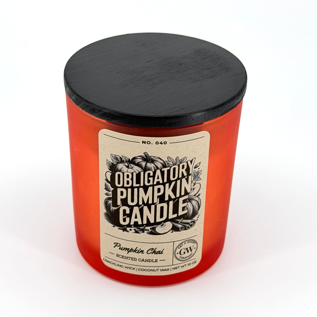 Pumpkin Chai Scented Candle (Obligatory Pumpkin Candle)